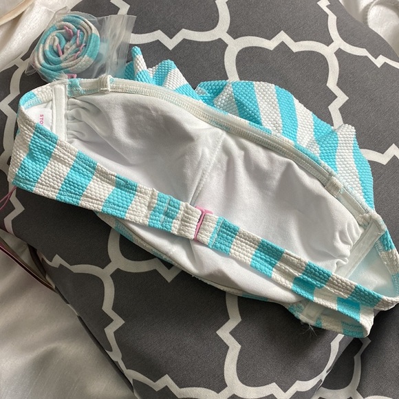 Stoney Clover Lane Ruffle Bandeau Bikini Top - Picture 3 of 6